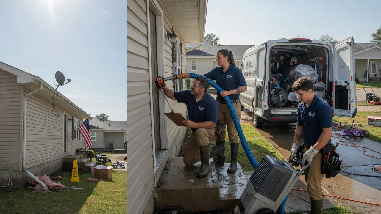 Ceiling Water Damage Restoration in Jefferson, TX near me